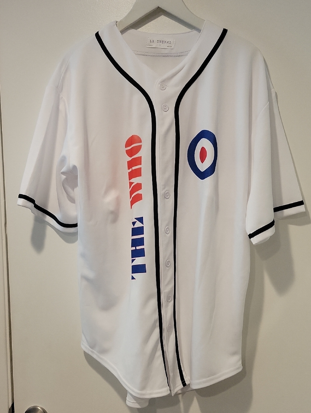 Men's "The Who" Rock Band Baseball Jersey